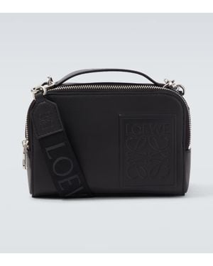 Loewe Schultertasche Anagram Mini Aus Leder - Schwarz