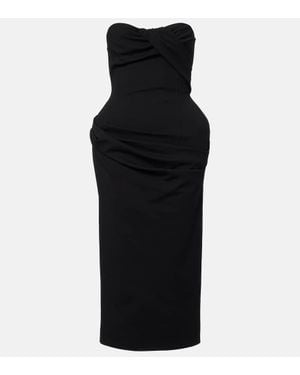 Magda Butrym Midikleid - Schwarz