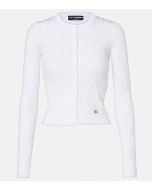 Dolce & Gabbana Verzierter Cardigan - Weiß