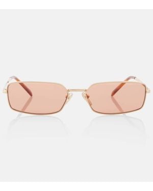 Prada Eckige Sonnenbrille - Pink