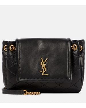 Saint Laurent Schultertasche Nolita Mini Aus Leder - Schwarz