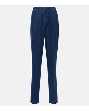 TOVE High-Rise Wide-Leg Jeans Maggie - Blau