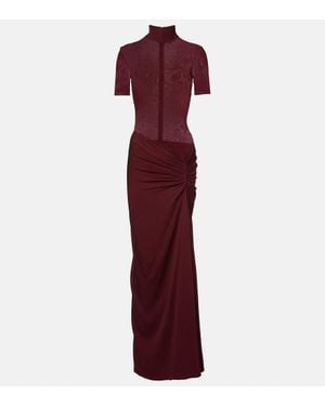 Christopher Esber Robe Aus Rippstrick - Rot