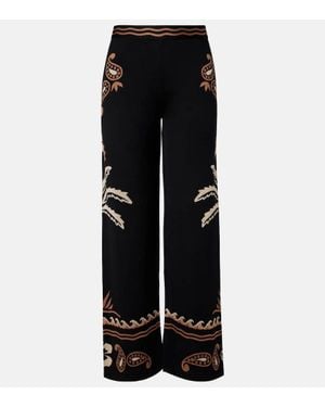 Alanui Pantaloni Glimpse Of Eden - Nero