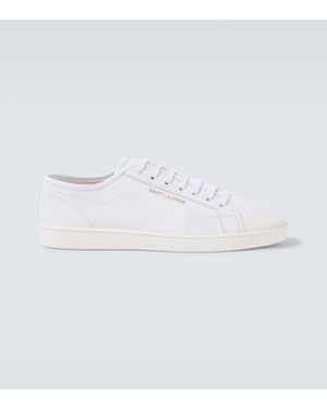 Saint Laurent Sneakers Gym Aus Leder - Weiß