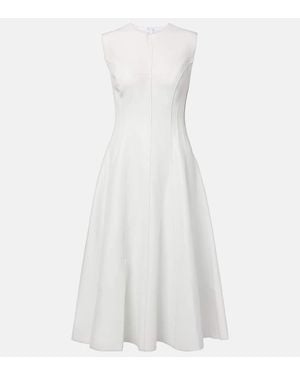Norma Kamali Grace Midi Dress - White