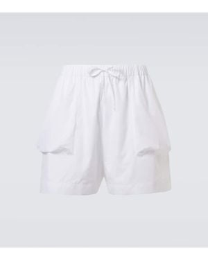 Simone Rocha Cargo-Shorts Aus Baumwolle - Weiß