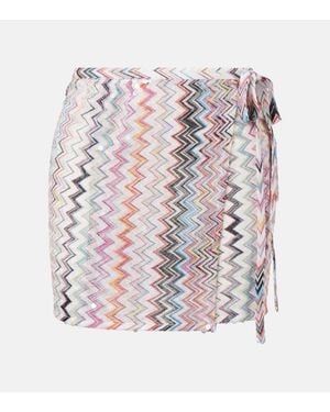 Missoni Zigzag Wrap Skirt - Pink