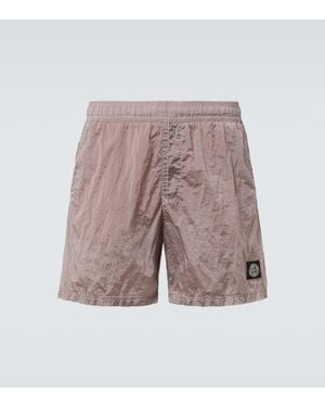 Stone Island Badeshorts Compass - Pink