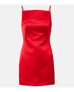 Givenchy Minikleid Aus Seidensatin - Rot