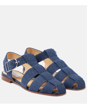Gabriela Hearst Sandalias Lynn De Denim - Azul