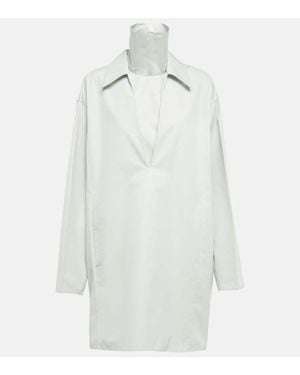 Jil Sander Minikleid Aus Baumwolle - Weiß