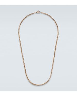David Yurman Halskette Aus 18Kt Gelbgold - Blau