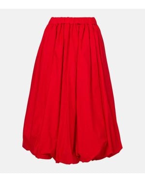 Noir Kei Ninomiya Midirock Aus Baumwolle - Rot