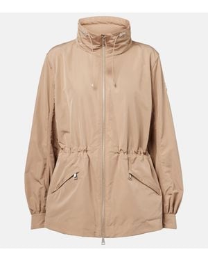 Moncler Enet Techno Fabric Jacket in Natural | Lyst