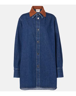 Plan C Denim Shirt - Blue