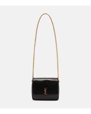 Saint Laurent Schultertasche Kate Aus Leder - Weiß