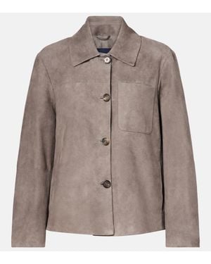 Max Mara Suede Overshirt - Brown