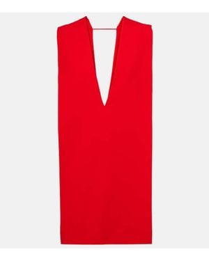 Sportmax Caped Minidress - Red