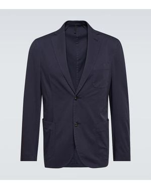 Slowear Blazer Aus Einem Baumwollgemisch - Blau