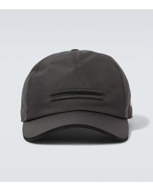 ZEGNA Gorra Bordada - Negro