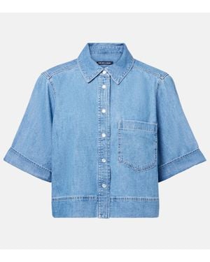 Veronica Beard Spruce Denim Shirt - Blue