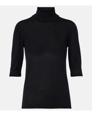 Max Mara Pull Cecina En Laine Vierge - Noir