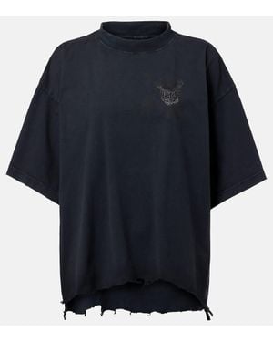 Balenciaga T-Shirt Nail Polish Di - Blu