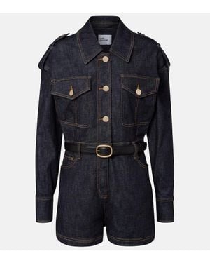 Self-Portrait Mono Denim - Azul