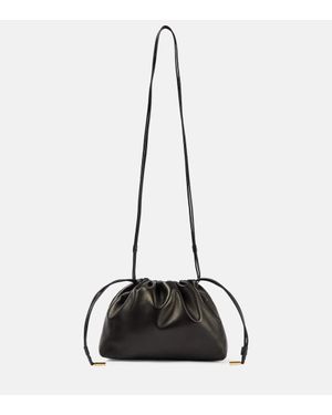 The Row Borsa a tracolla Angy in pelle - Nero