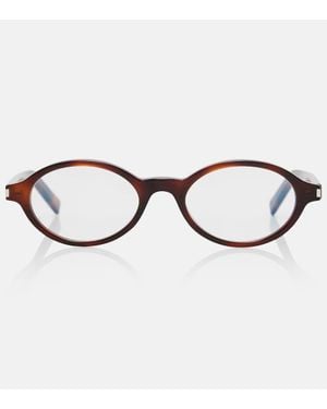 Saint Laurent Ovale Brille Sl 751 Jeanne - Braun