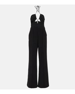 Jonathan Simkhai Jumpsuit Gala Plisse Con Cut-Out - Nero
