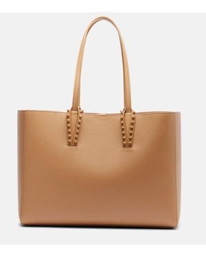 Christian Louboutin Cabata Large Leather Tote Bag - Brown