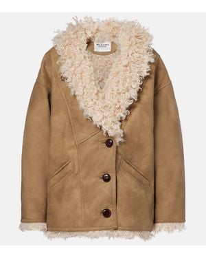 Isabel Marant Cappotto Clea - Marrone