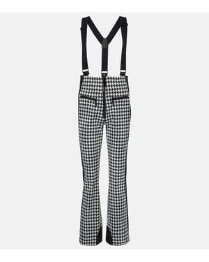 Goldbergh Printed Ski Salopette - White