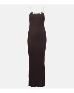 AYA MUSE Slipdress Aus Jersey - Lila