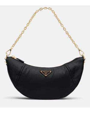 バッグ・カバンその他 Prada Prada Demi-Lune shoulder bag black in Re-Nylon Black Prada Demi-lune Re-nylon Shoulder Bag | PRADA
