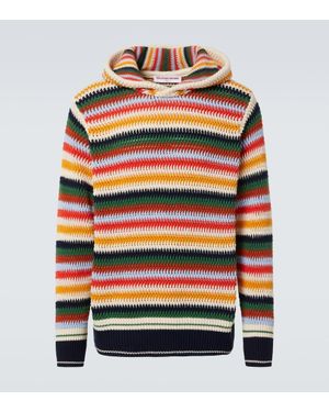 Orlebar Brown Sudadera Con Capucha De Algodon A Rayas - Multicolor