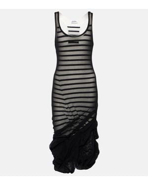 Jean Paul Gaultier Striped Dress For - Black