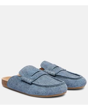 JW Anderson Suede Mules - Blue