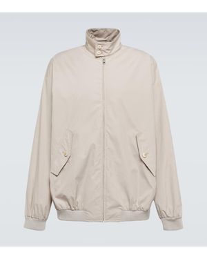 Prada Bomber in misto cotone - Bianco