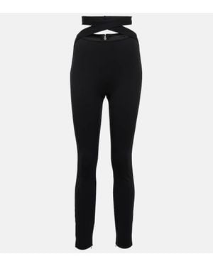Dolce & Gabbana High-Rise-Hose - Schwarz