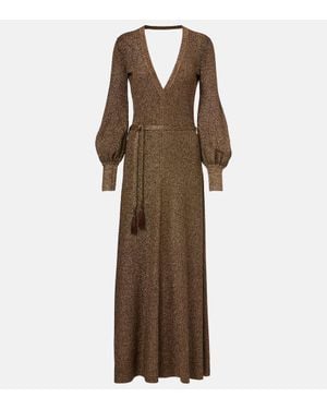 Tom Ford Open-Back Maxi Dress - Brown