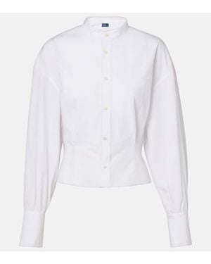 Polo Ralph Lauren Cotton Poplin Tuxedo Shirt - White
