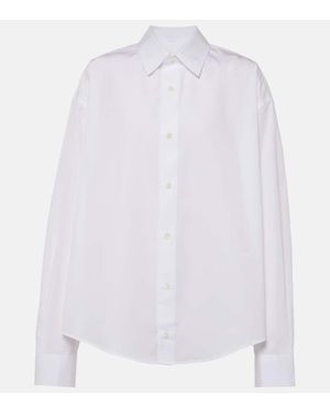 Ami Paris Camisa Ami De Cour De Algodon - Blanco