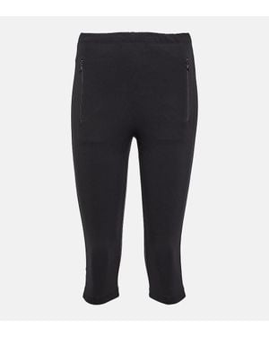 Wardrobe NYC Cropped Leggings - Blue