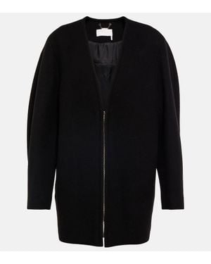 Chloé Wool-Blend Coat - Black