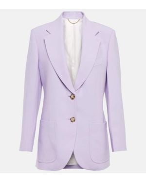 Victoria Beckham Blazers - Purple