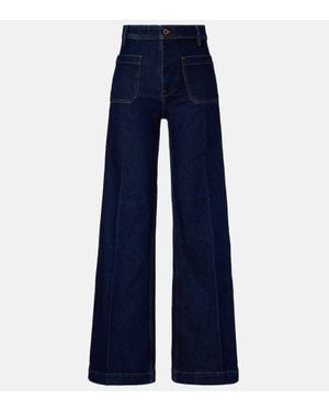 【Ralph Lauren】HIGH-RISE WIDE-LEG ジーンズ デニム *送/関込* High-Rise Wide-Leg Crop Jean