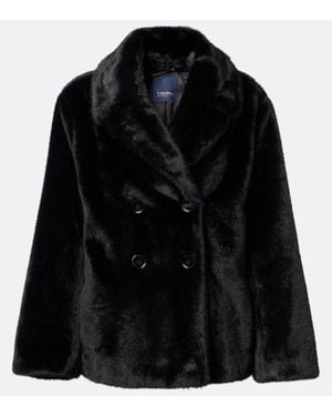 Max Mara Double-Breasted Jacket - Black